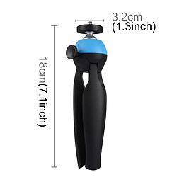 Acheter Wewoo Trépied bleu pour Smartphones, GoPro, appareils photo reflex numériques Pocket Mini avec 360 degrés Ball tête