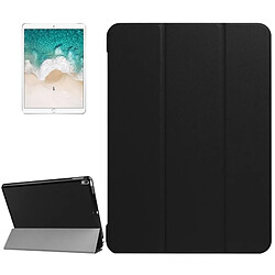 Wewoo Coque Transparent et noir pour iPad Pro 10.5 pouces PU Litchi Texture 3-pliage Smart Case couvercle arrière avec support