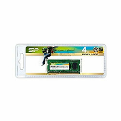 Avis Silicon-Power Mémoire RAM Silicon Power SP004GBSTU160N02 SO-DIMM 4 GB DDR3 1600 mHz 4 GB