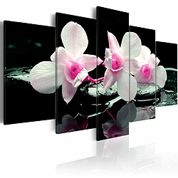 Paris Prix Tableau Imprimé Rest of Orchids 100 x 200 cm 