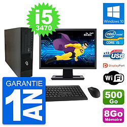 PC Fujitsu E910 DT Ecran 22" Intel i5-3470 RAM 8Go Disque 500Go Windows 10 Wifi · Occasion 