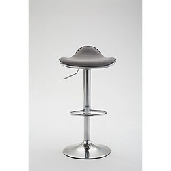 Non Tabouret de bar Shanghai tissu chrome