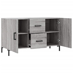 Acheter vidaXL Buffet sonoma gris 100x36x60 cm bois d'ingénierie