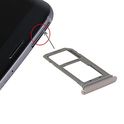 Wewoo Tiroir de Carte SIM or rose pour le bord de Samsung Galaxy S7 / G935 iPartsAchetez plateau de SIM et remplacement de de micro d'écart-type 