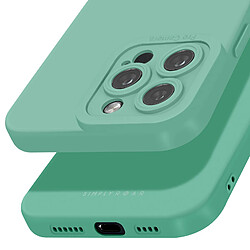 Acheter Roar Coque pour iPhone 16 Pro Silicone Mat Soft Touch Caméra Protégée Vert Pâle