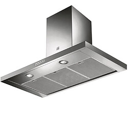 Hotte décorative 90cm 66db 700m3/h inox - 6850896 - ROBLIN