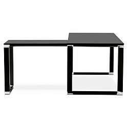 Paris Prix Bureau d'Angle Design Hovik 200cm Noir