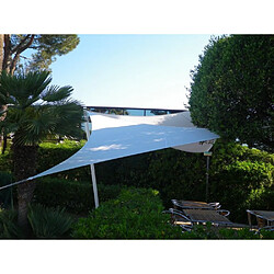 Easy Sail Voile d'ombrage triangle 5x5x5m blanc.