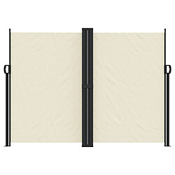 Avis Maison Chic Auvent latéral rétractable | Store latéral | Brise-vue latéral crème 180x1200 cm -GKD11313