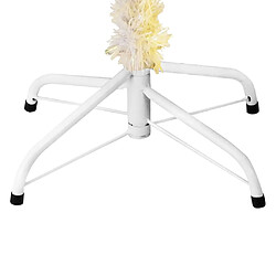 Acheter vidaXL Sapin de Noël artificiel pointes iridescentes Blanc 120 cm PVC