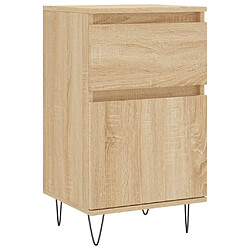 Maison Chic Ensemble de 2 Buffets,commode,console pour rangement chêne sonoma 40x35x70 cm bois d'ingénierie -MN20893 pas cher