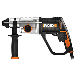 Acheter WORX - Marteau perforateur 3 en 1 - 600W - WX339 - 2,5J - ?13 mm(0 ? 5 300 tr/min; mandrin SDS, variateur de vitesse, livré avec forets et burin)