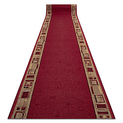 RUGSX TAPIS DE COULOIR ANTIDÉRAPANT JENA bordeaux 100cm 100x460 cm