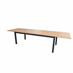 Table EXTENSIBLE HENRI 8/12 places - CEZARE - Effet BOIS