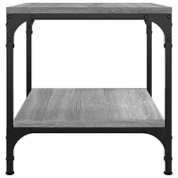 Acheter vidaXL Table basse Sonoma gris 50x50x40 cm Bois d'ingénierie