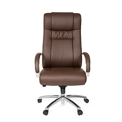 Fauteuil de direction XXL G 600 simili cuir marron hjh OFFICE 