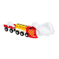 Brio World Train Chasse-neige - Accessoire Circuit de train en bois - Ravensburger - Mixte des 3 ans - 33606