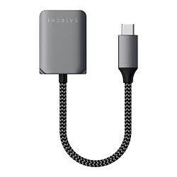 Adaptateur USB-C vers USB-C et Jack 3.5mm Charge et Audio Satechi Argent