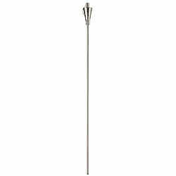 Paris Prix Torche de Jardin Design Conique 156cm Argent