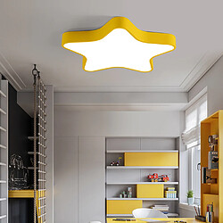 Universal Plafonnier 40cm, Mic cake moderne LED sans étape dim plafonnier pour la chambre d'enfant, éclairage décoratif de jardin d'enfants simple, jaune(Jaune) 