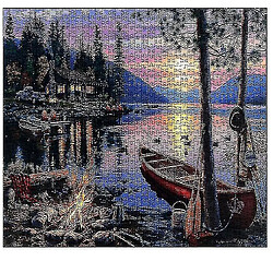 Universal 1000pcs Darrell Bush Lake Lake Jigsaw Puzzle Toys Assemblage d'images décorat