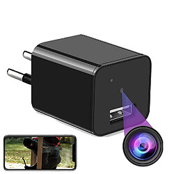 Prise Caméra Espion WiFi Full HD 1080P Vision Nocturne Détection Mouvement + SD 32Go YONIS 