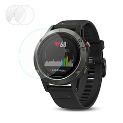 Wewoo Film protecteur écran pour Garmin Fenix 5 Smartwatch 0.2mm 9 H Dureté de Surface 2.15 D Antidéflagrant En Verre Trempé D'écran 2 PCS