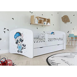 Lit cabanon blanc Babydreams sans tiroir, sans matelas 160/80 