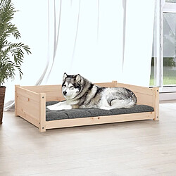 Avis Maison Chic Niche Lit pour chien | Panier couchage pour chien 105,5x75,5x28 cm Bois de pin solide -GKD11702