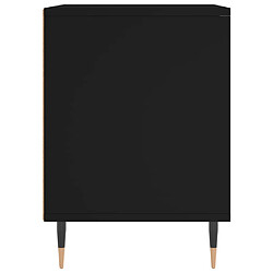 Acheter vidaXL Table de chevet Noir 40x35x50 cm Bois d’ingénierie