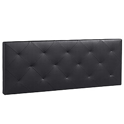 Vs Venta-Stock Tête de lit 140x60 cm noir, cuir synthétique