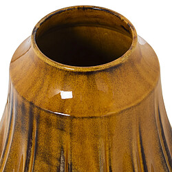 Vase Alexandra House Living Jaune Céramique Brillant 20 x 20 x 23 cm