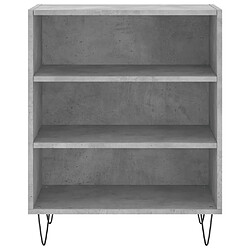 Acheter Maison Chic Buffet,Meuble de Rangement,commode pour salon,Cuisine gris béton 57x35x70 cm bois d'ingénierie -MN14951