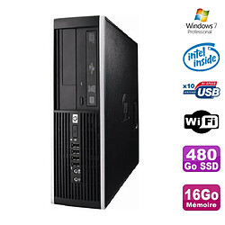 PC HP Elite 6000 Pro SFF E5400 2.7Ghz 16Go 480Go SSD WIFI W7 Pro · Occasion 