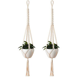 BESTA Corde suspendue plante porte pot plante intérieur et extérieur cintre décoration de jardin, 