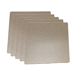 5pcs plaques de mica feuilles de remplacement de four à micro-ondes 120x130mm universel pour Midea