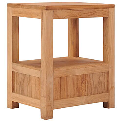 Acheter Maison Chic Table de chevet, Table de Nuit, Meuble de Rangement 40x30x50 cm bois de teck massif