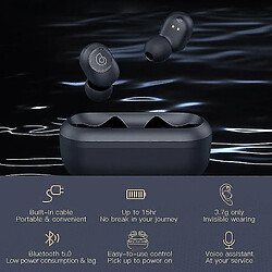 Acheter Universal Casque bluetooth stéréo auto-jumelage mini stéréo sans fil bouchon d'oreille jeu de contrôle tactile