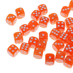 Avis 50 pièces à 6 faces dés dés numérique party party bar jeu de cartes accessoires orange