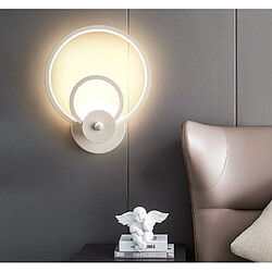 Acheter Stoex Applique Murale D'Intérieur À Led Lampe Murale Ronde Moderne Blanc Pour Chambre Salon Couloir Café Blanc Chaud