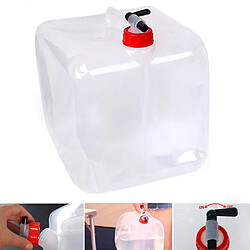 Avis pot de l'eau potable pliant bouteille de seau d'eau pour camping car extérieur 20l