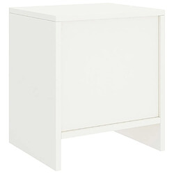 Acheter vidaXL Tables de chevet 2 pcs Blanc 35x30x40 cm Bois de pin massif