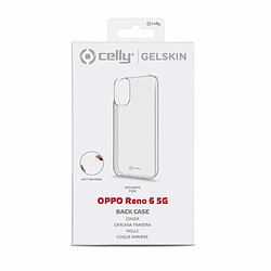 Protection pour téléphone portable Celly GELSKIN979 Transparent Oppo Reno 6