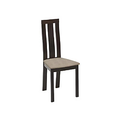 Acheter Vente-Unique Lot de 6 chaises DOMINGO - Hêtre massif wengé