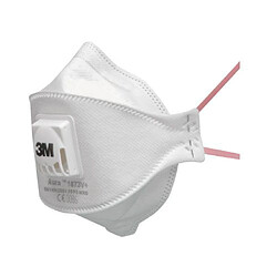 3M 9332 Masque respiratoire filtrant pliable avec soupape contre particules nocives, Certifié EN sécurité