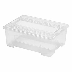 Paris Prix Boîte de Rangement Texbox 10L Transparent