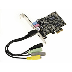 Kalea-Informatique Carte PCI Express PCIe 1x Son 8 CANAUX 7.1. Chipset Via Tremor VT1723 et ASM 1083