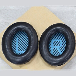 Wewoo 1 paire de manchons serre-tête souples avec coton bleu LR pour BOSE QC2 / QC15 / AE2 / QC25 