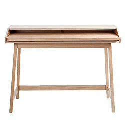 Paris Prix Bureau Design avec Plateau Coulissant St James 116cm Chêne 