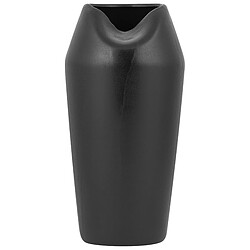 Beliani Vase décoratif APAMEA Céramique 33 cm Noir 